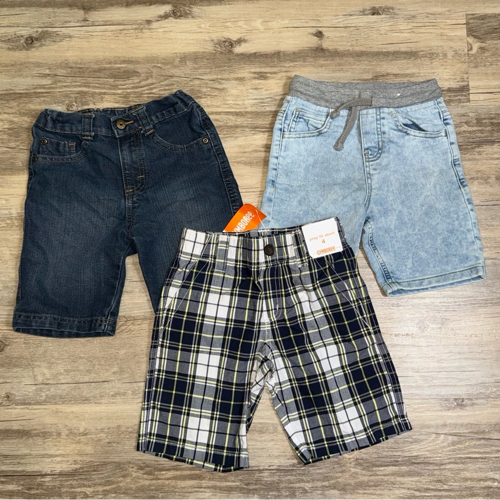 Boys Shorts Bundle 3 Pairs Size 4